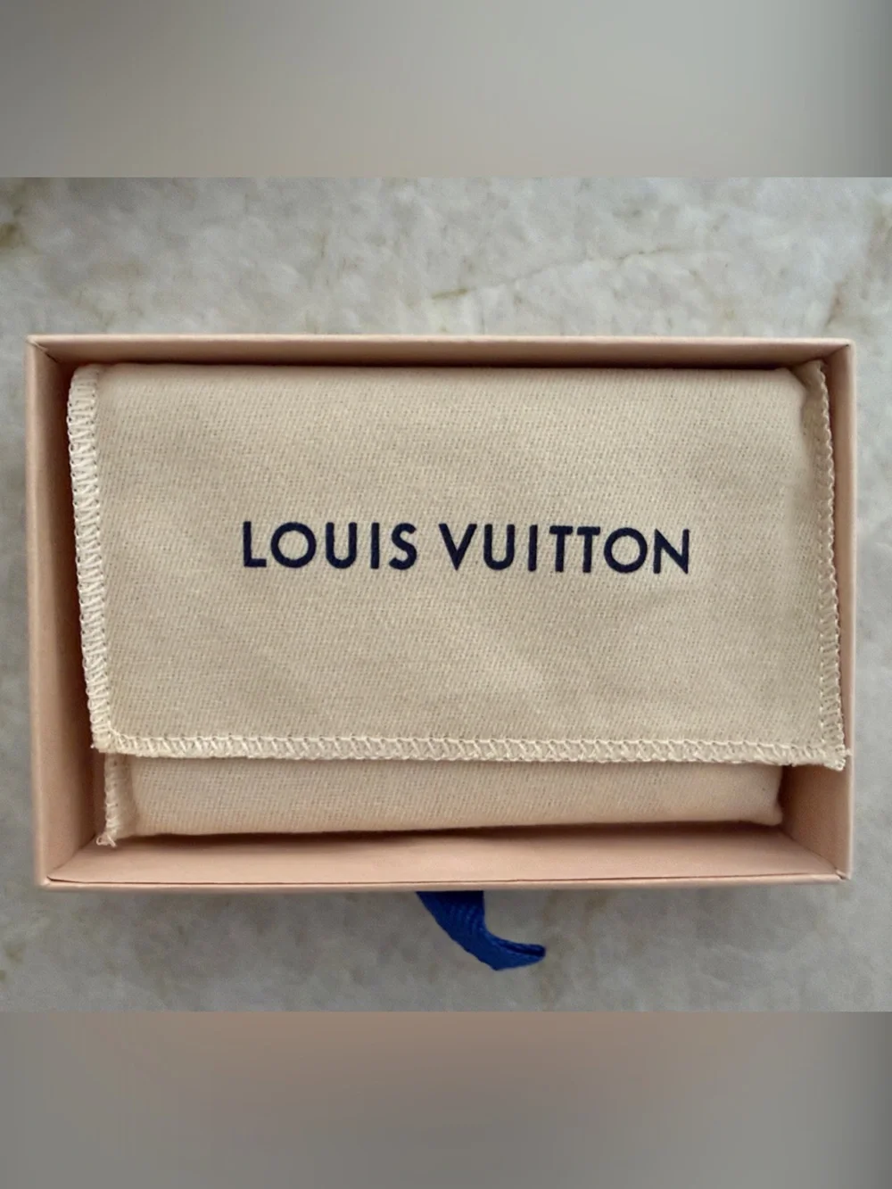 AUTHENTIC Louis Vuitton Orange Tennis Court Leather Wallet